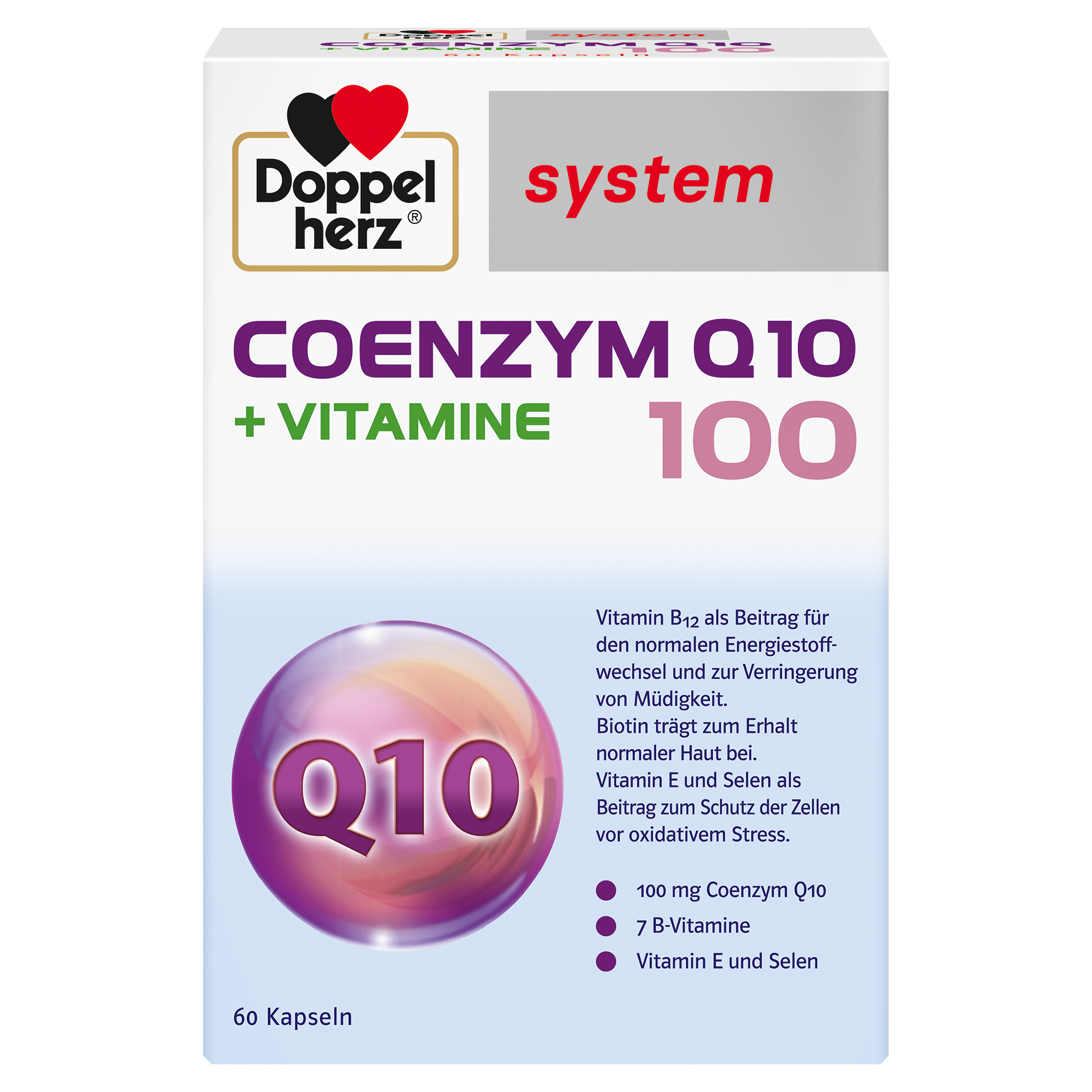 Abbildung für DOPPELHERZ Coenzym Q10 100+Vitamine system Kapseln