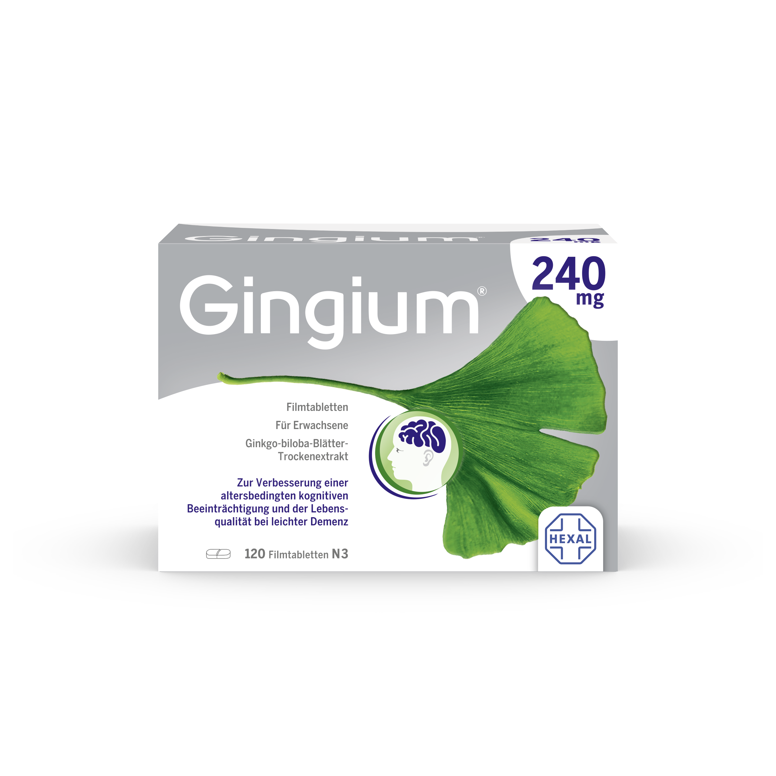 Abbildung für GINGIUM 240 mg Filmtabletten