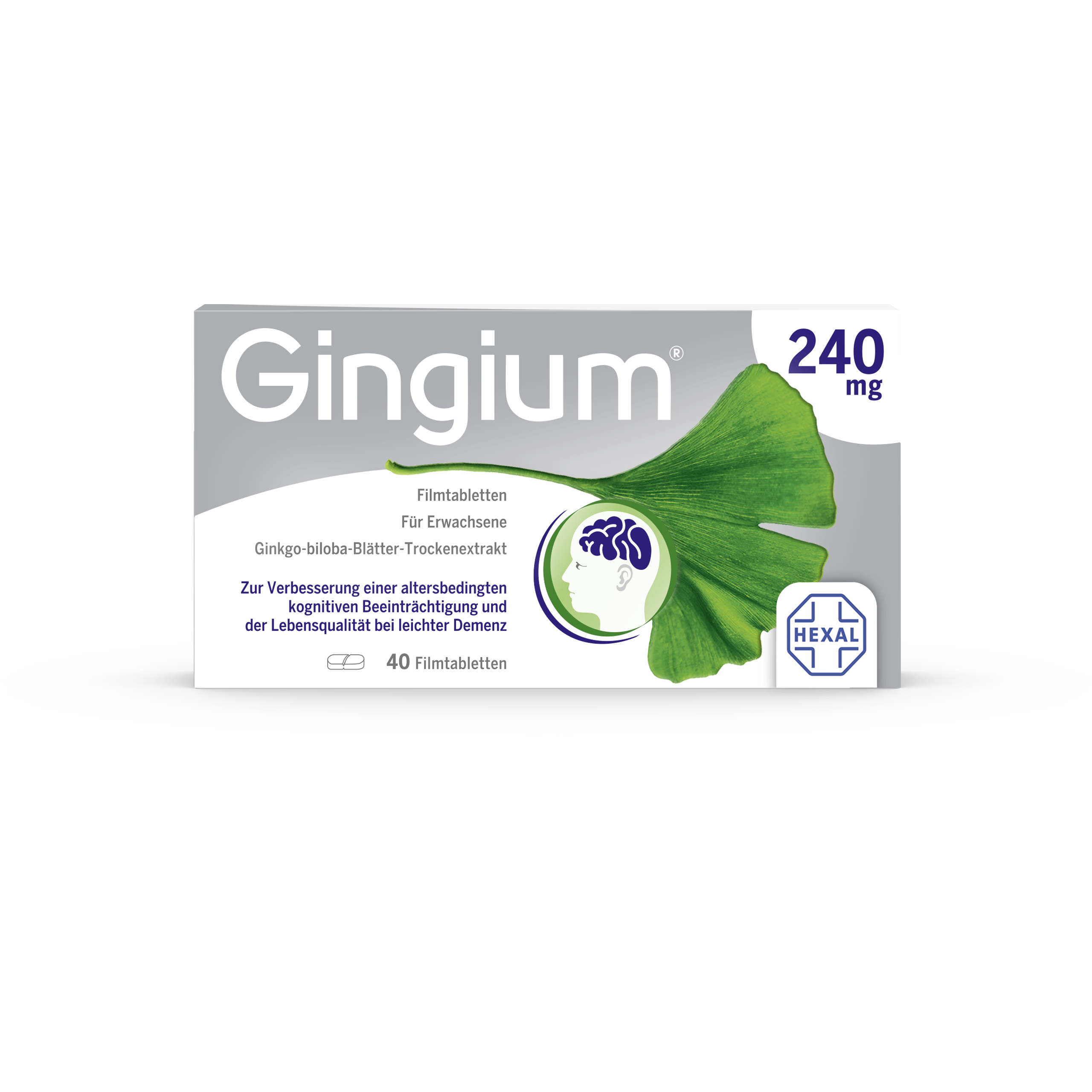 Abbildung für GINGIUM 240 mg Filmtabletten