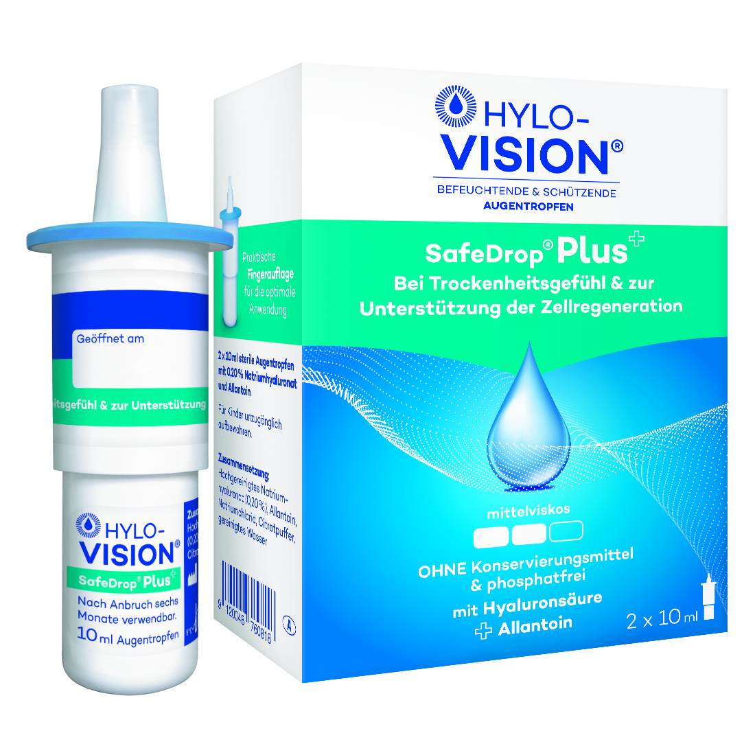 Abbildung für HYLO-VISION SafeDrop Plus Augentropfen
