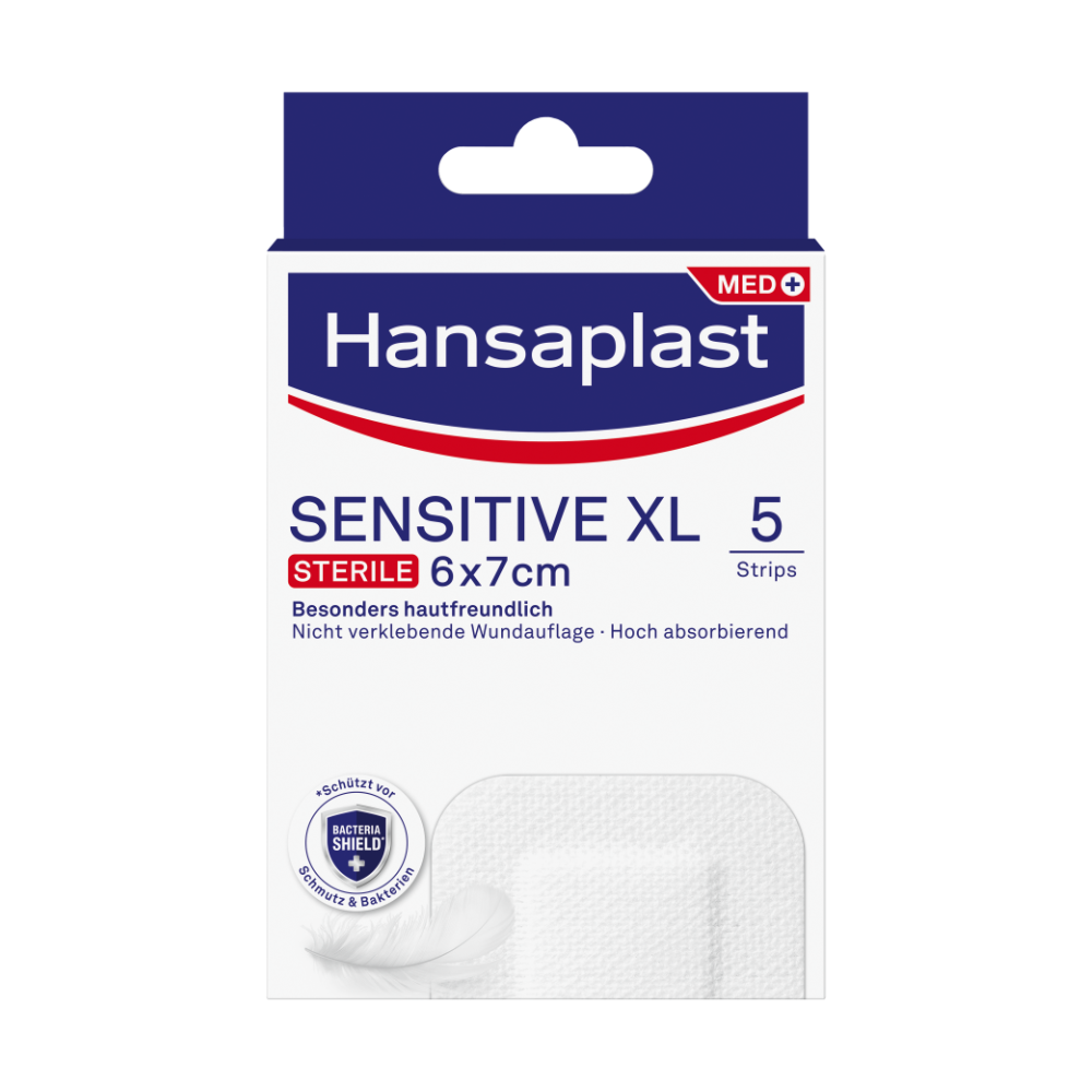 Abbildung für HANSAPLAST Sensitive Wundverband steril 6x7 cm