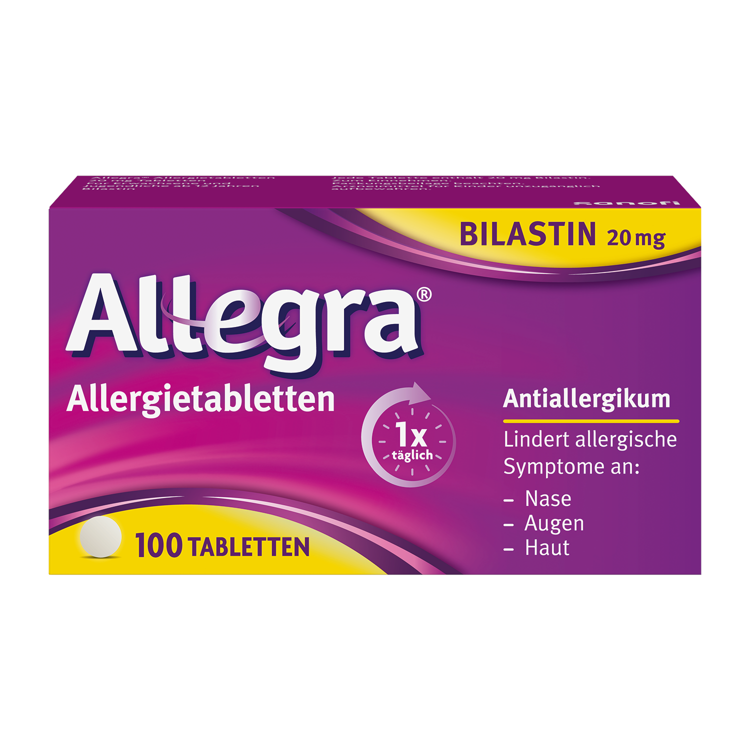 Abbildung für ALLEGRA Allergietabletten 20 mg Tabletten