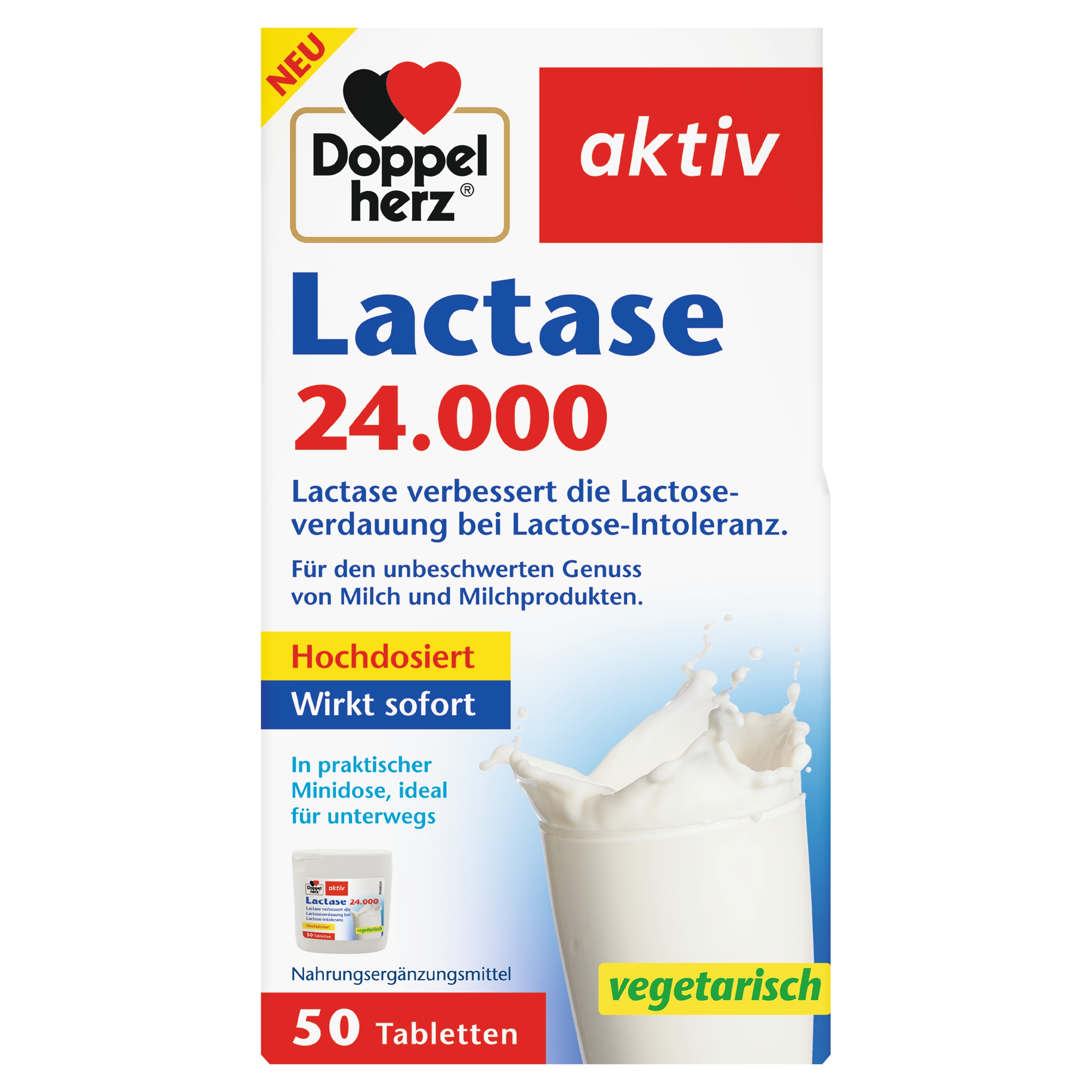 Abbildung für DOPPELHERZ Lactase 24.000 Tabletten
