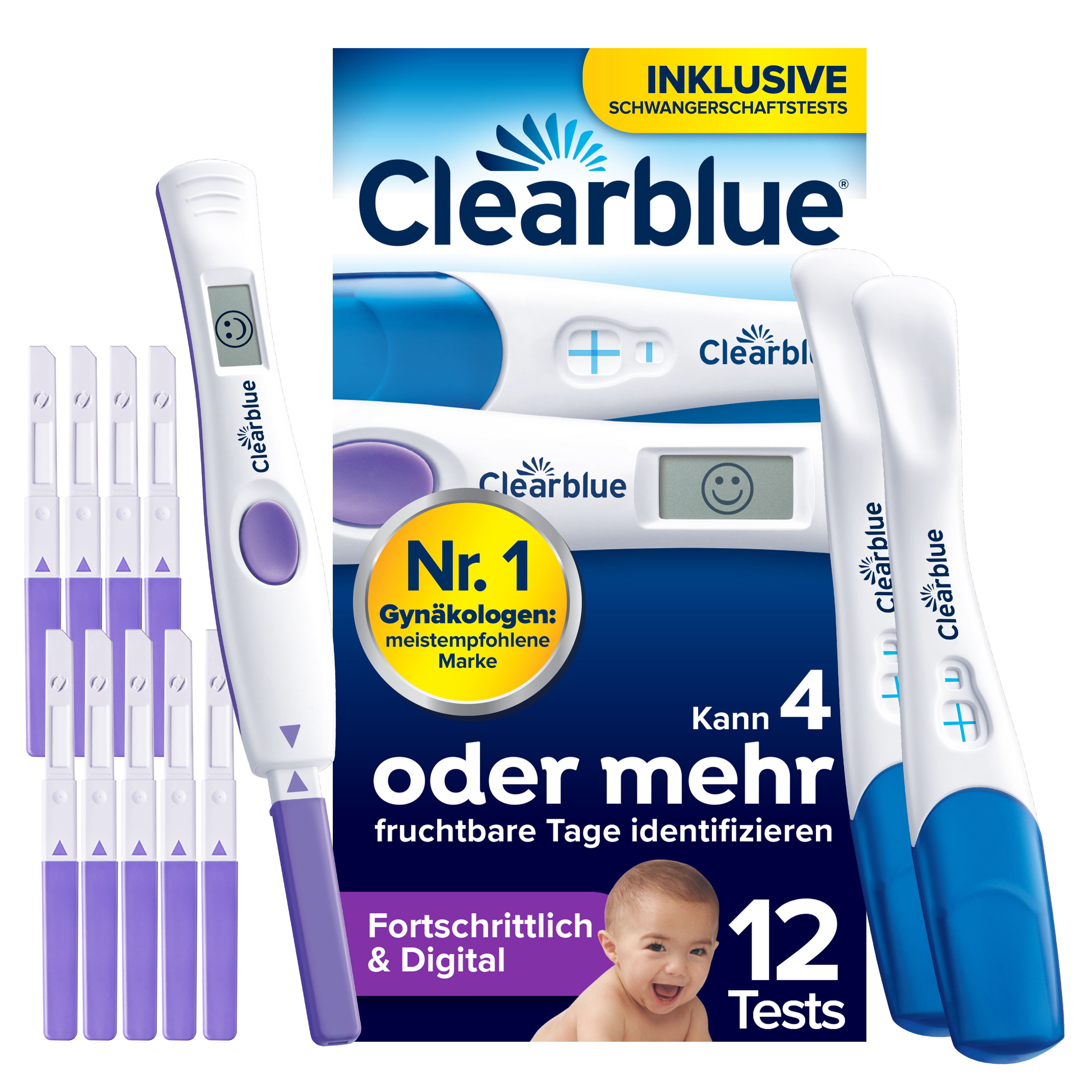 Abbildung für CLEARBLUE Ovulation u.Schwangerschaftstest Kombip.