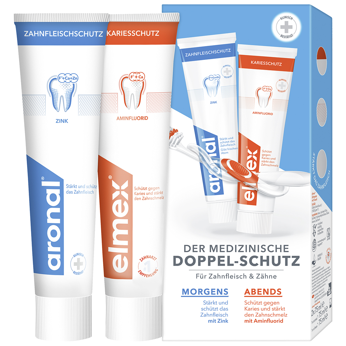 Abbildung für ARONAL/ELMEX Doppelschutz Zahnpasta
